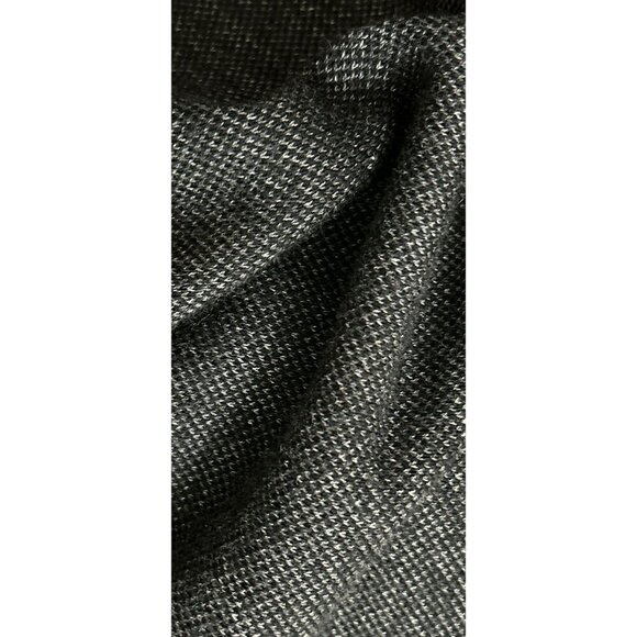 Bloomingdales Size Large Heather Gray Crewneck Sweater 100% Knit Cotton - Picture 8 of 8